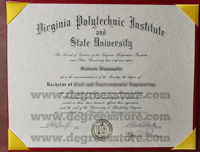 Virginia Tech diploma
