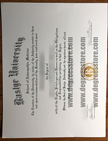 Bastyr University diploma