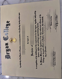 Bryan University diploma certificate