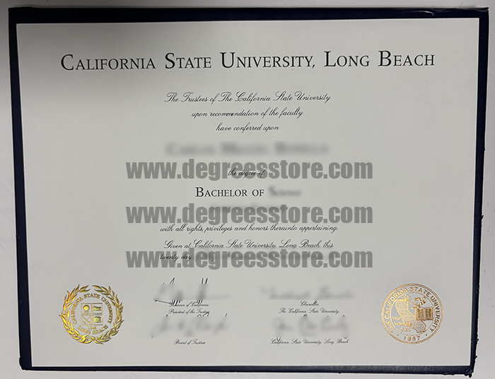 CSULB diploma certificate