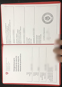 Certificat fédéral de capacité, CFC certificate