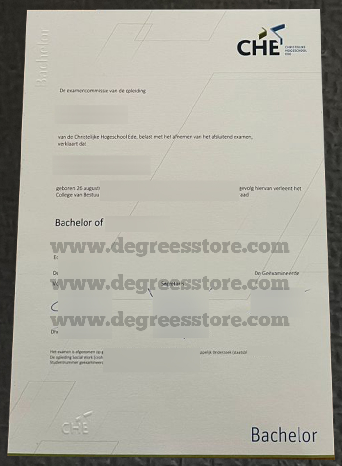Christelijke Hogeschool Ede Diploma