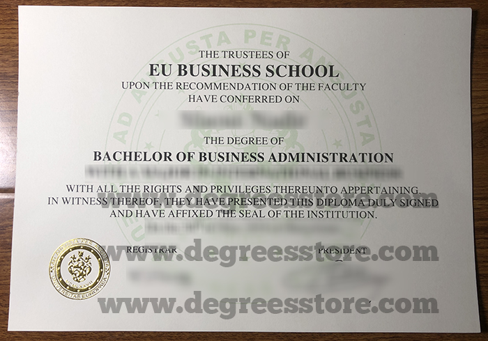 EU Business School diploma, Buy an EU Business School degree