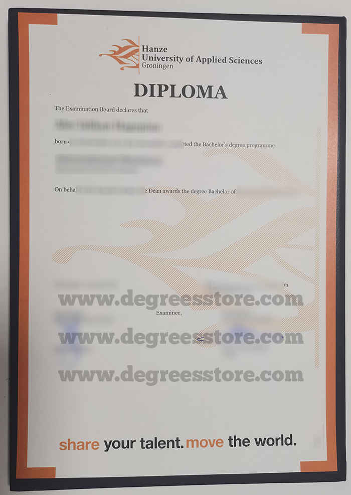 Hanzehogeschool Groningen diploma