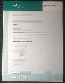 Hogeschool Saxion diploma