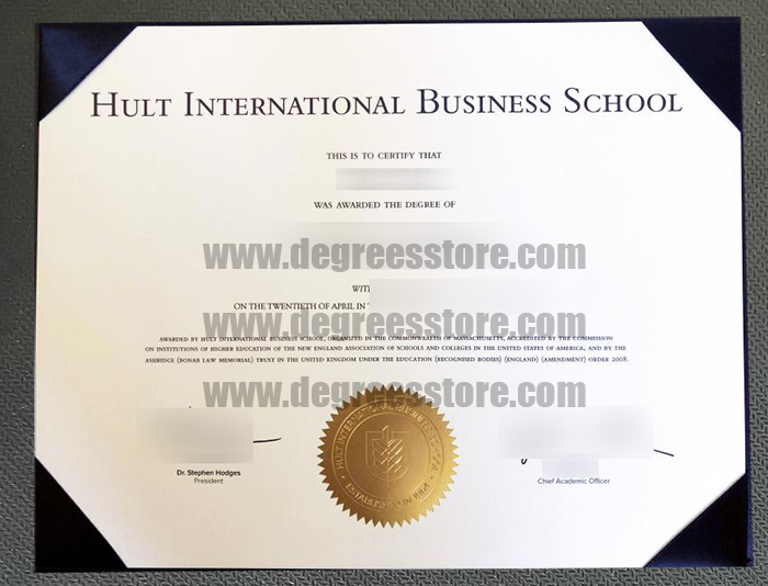 Hult International Business School diploma