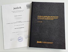 Jyväskylän ammattikorkeakoulu degree sample