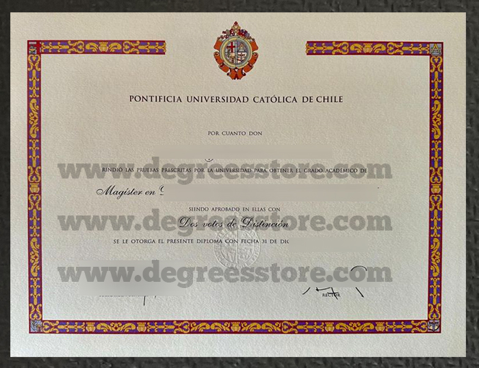 Pontificia Universidad Católica De Chile Degree