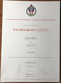 Radboud University Nijmegen diploma certificate