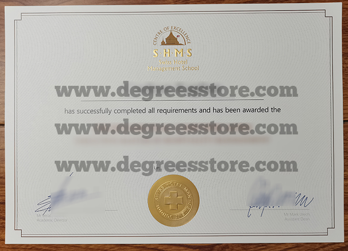 SHMS degree, Buy a Swiss Hotel Management School diploma
