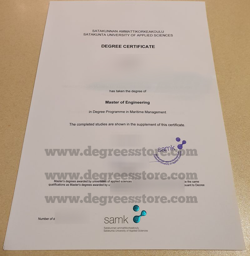 Satakunnan ammattikorkeakoulu degree