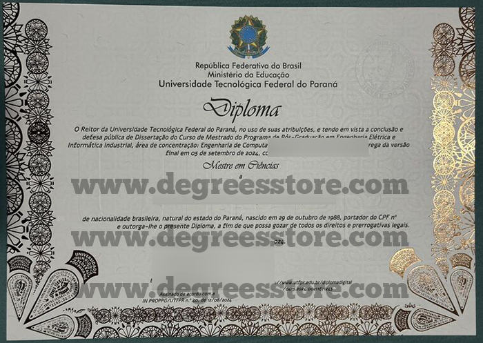 Universidade Tecnológica Federal do Paraná (UTFPR) degree