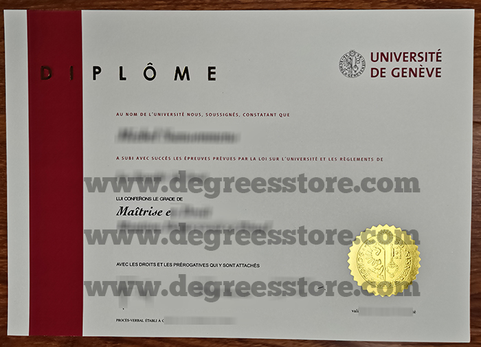 diplôme de l'UNIGE，Buy Université de Genève diploma 