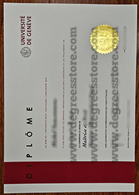diplôme de l'UNIGE，Buy Université de Genève diploma