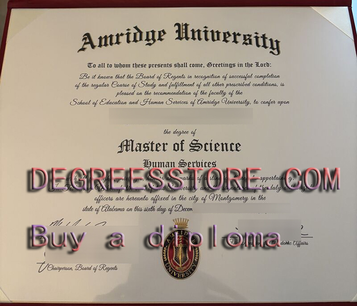 Amridge University degree