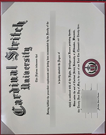 Cardinal Stritch University diploma sample