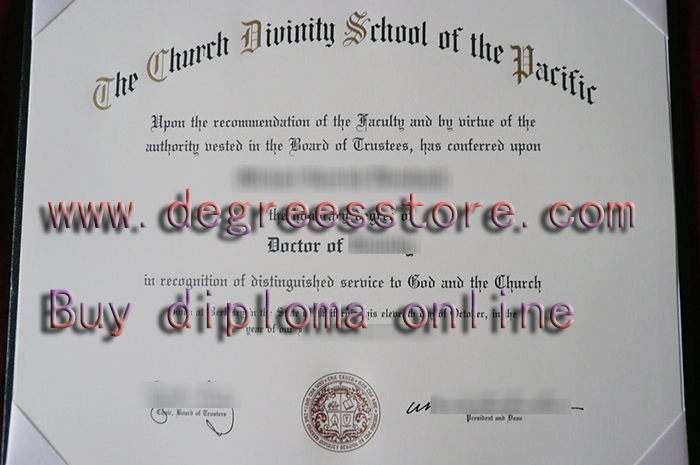 Church Divinity School of the Pacific (CDSP) diploma Church Divinity School of the Pacific (CDSP) diploma