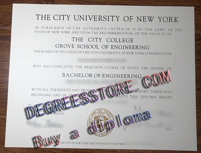 City College of New York degree