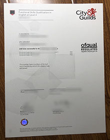 City & Guilds Functional Skills English certificate