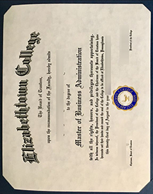 Elizabethtown College degree