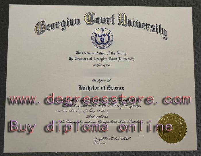 Georgian Court University diploma Georgian Court University diploma