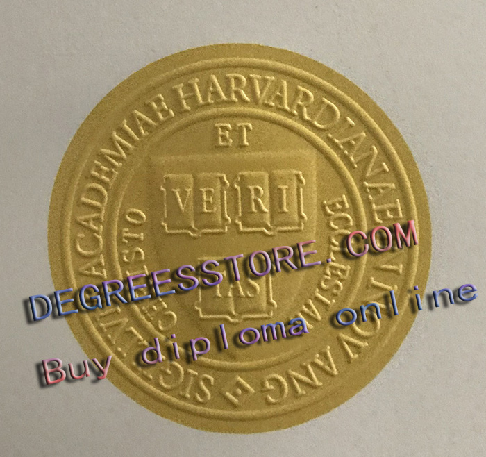 Harvard University diploma seal