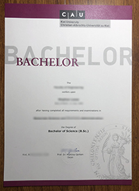 Kiel University diploma, Christian-Albrechts-Universität zu Kiel Urkunde sample