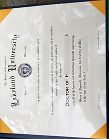 Lakeland University Degree Certificate