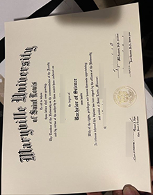 Maryville University of St. Louis diploma certificate