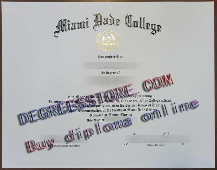 Miami Dade College degree