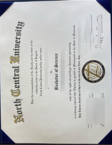 North Central University (NCU) Diploma sample