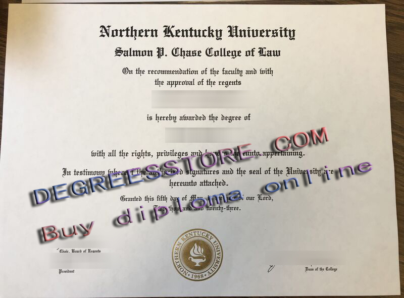 Northern Kentucky University diploma