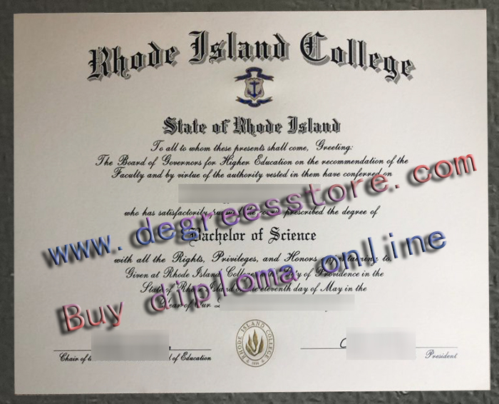Rhode Island College (RIC) diploma Rhode Island College (RIC) diploma