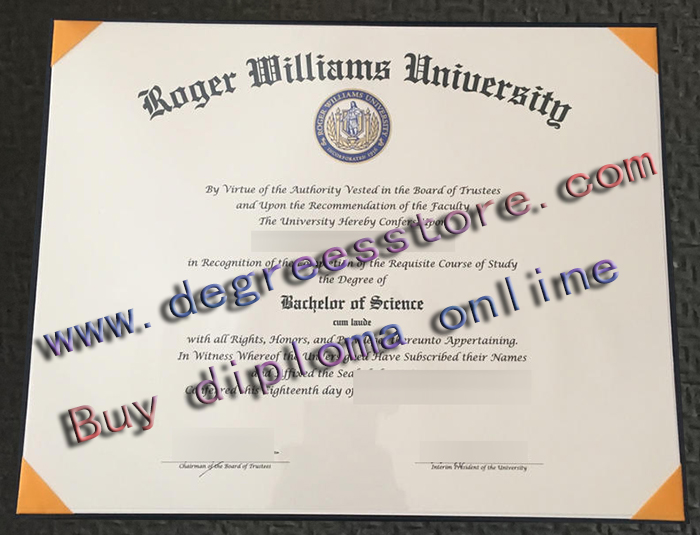 Roger Williams University (RWU) diploma