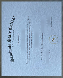 Seminole State College of Florida degree sample