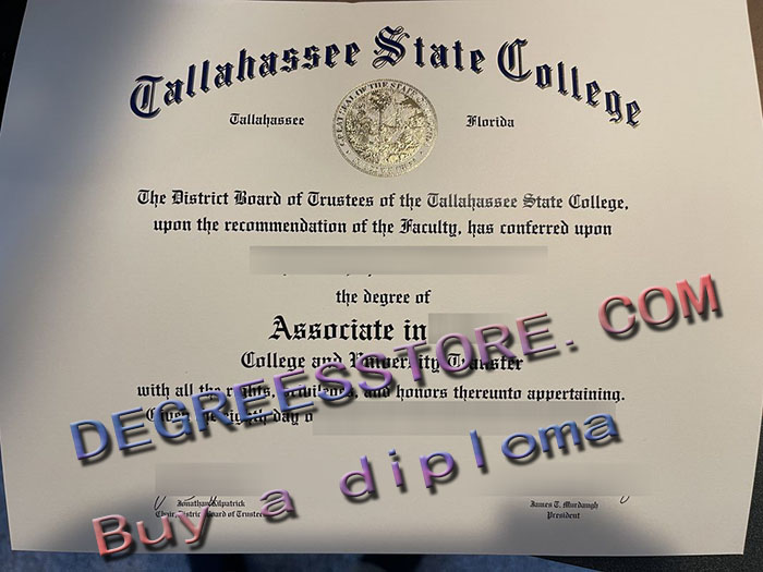Tallahassee State College degree