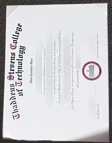 Thaddeus Stevens College of Technology degree certificate