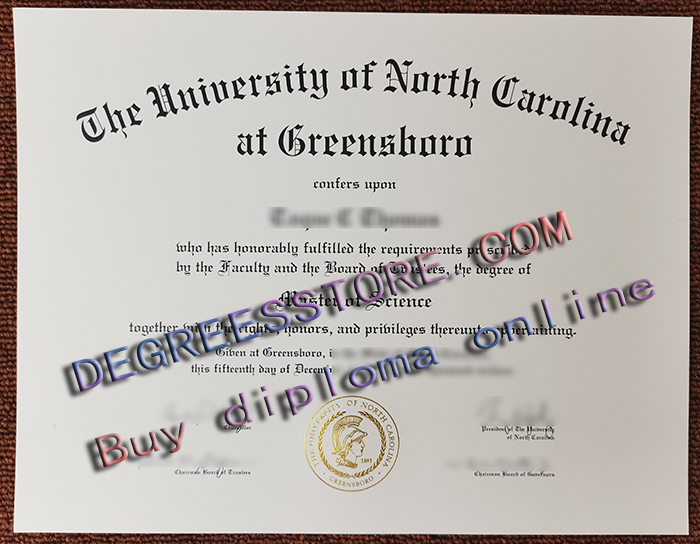 UNCG diploma, UNC Greensboro degree