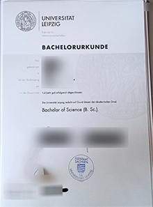 Universität Leipzig Urkunde sample