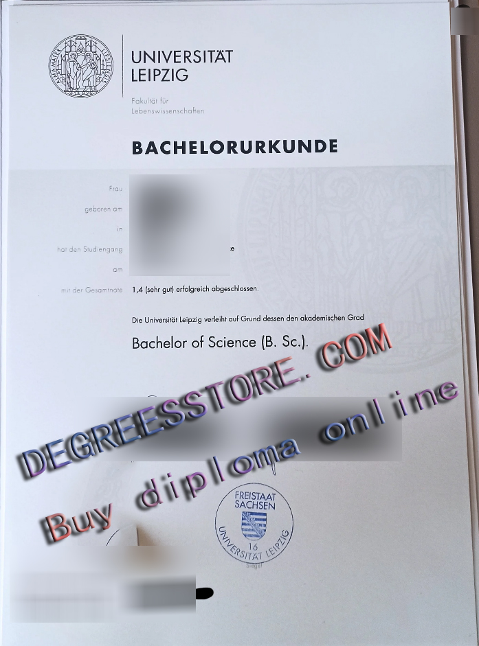 Universität Leipzig Urkunde