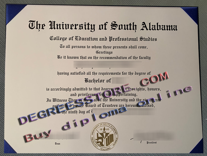 University Of South Alabama Degree