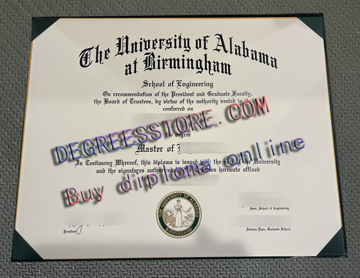 University of Alabama at Birmingham (UAB) degree