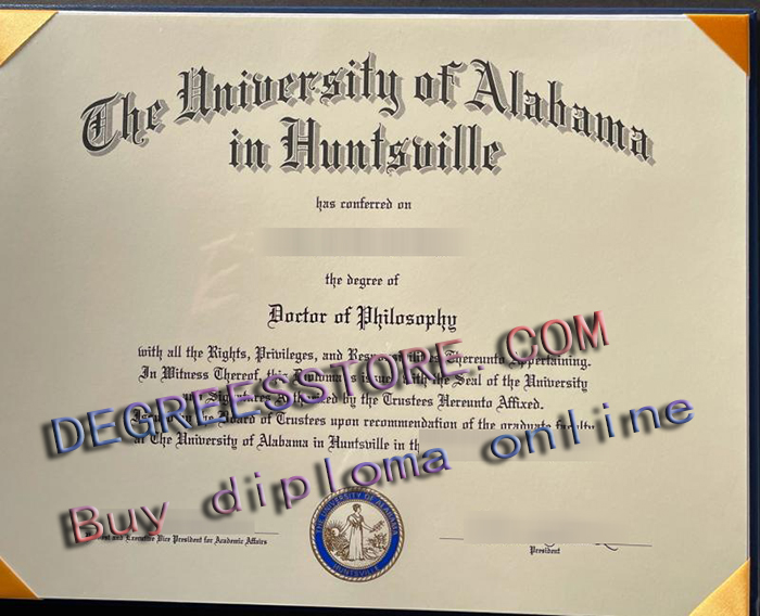 University of Alabama in Huntsville degree