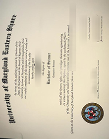 University of Maryland Eastern Shore degree sample
