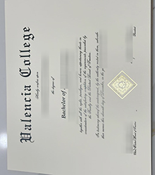 Valencia College degree sample