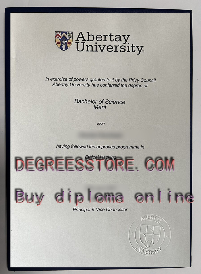 Abertay University degree