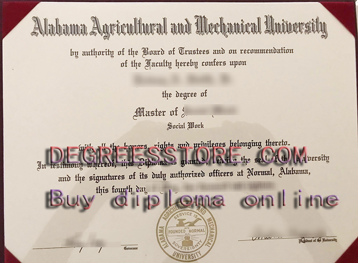 Alabama A&M University diploma