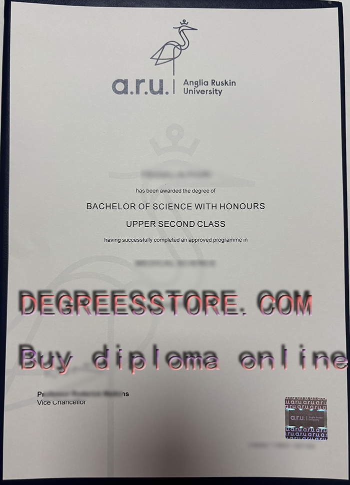 Anglia Ruskin University (ARU) degree 