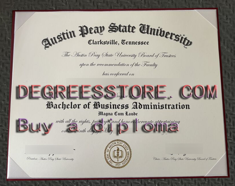 Austin Peay State University diploma, Get an APSU degree