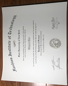 Fashion Institute of Technology diploma SAMPLE